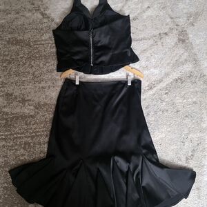 Elegant Black Midi Dress